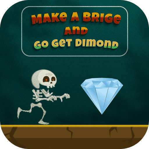 Play Make Bridge and Go get Diamond Game on Zupeegame